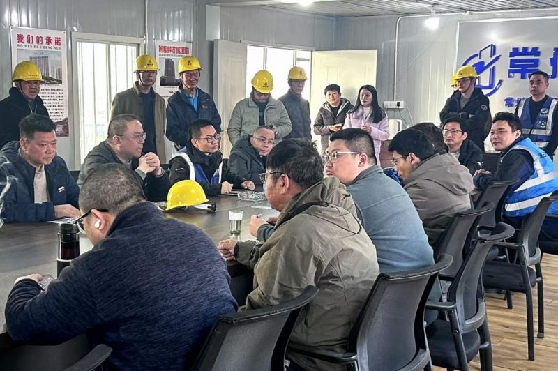 焦溪中学项目接受市建筑工程质量安全 市场行为第三方综合评价获好评